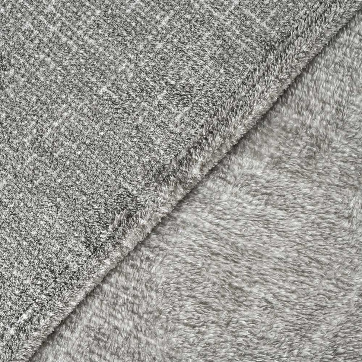 Frazada American Family 2 Plazas Gris Gris