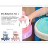 Silla de Comer Bebesit Baby Desk 3 en 1 Azul