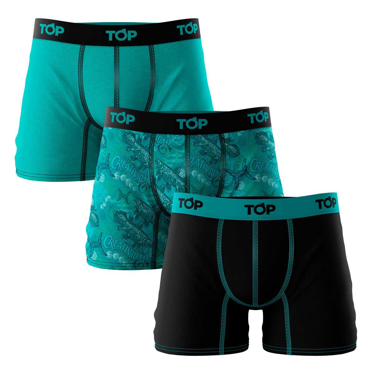 Pack 3 Bóxer Hombre Top