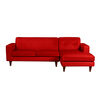 Sof&aacute; Seccional Derecho Latam Home Salerno 3 Cuerpos Rojo