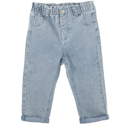 Jeans de Algodón Beba Chess Baby