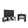 Combo Rack TV65  + Mesa de Arrimo TuHome Nomik Wengue Duna