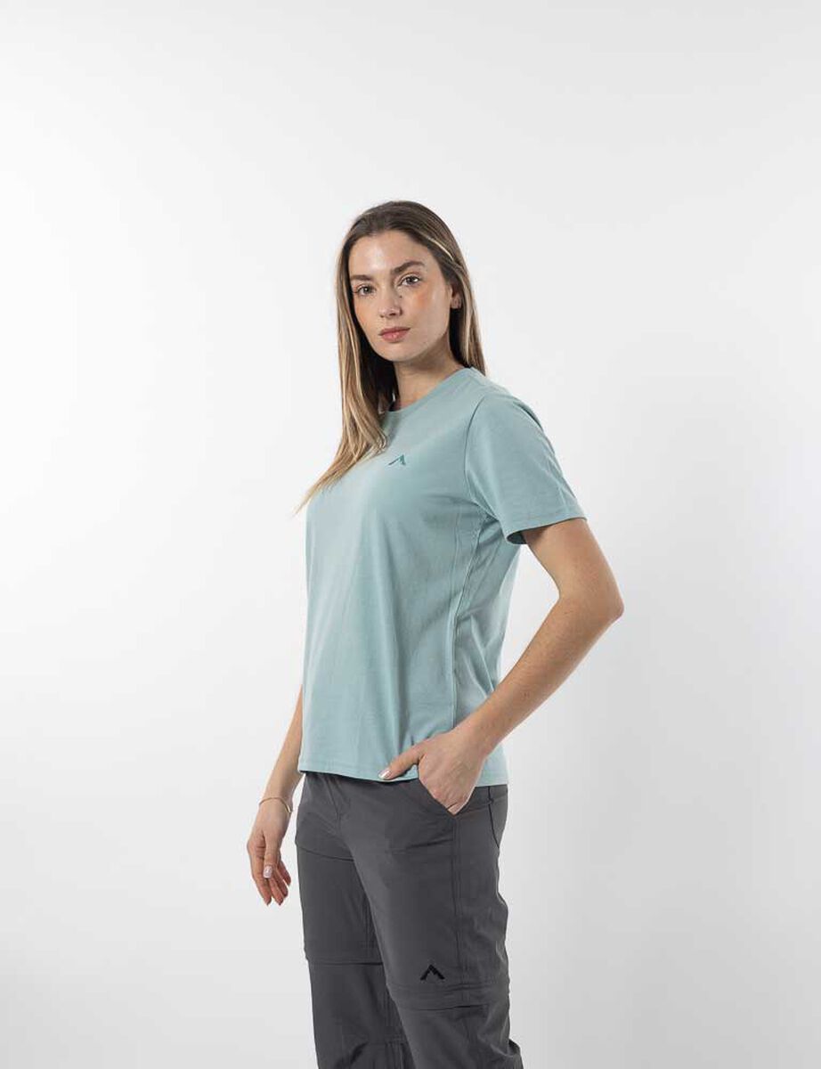 Polera Deportiva Manga Corta Mujer Alpinextrem