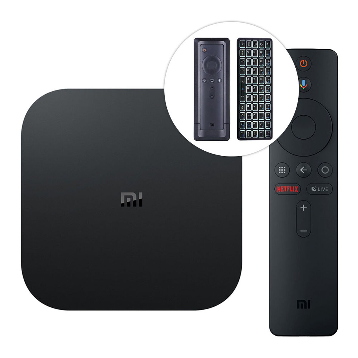 Reproductor Streaming Xiaomi Mi Box S Negro