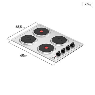 Imagen 2 del producto Encimera Eléctrica Mademsa M EE48ED A 4 Quemadores