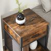 Velador TuHome Metalwood 1 Cajón