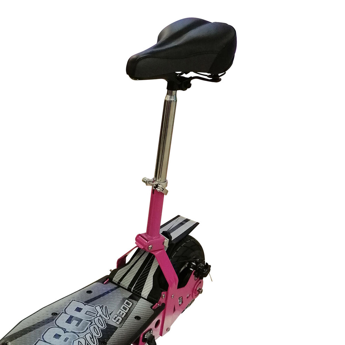 Scooter Eléctrico con asiento ES04-A Gerona Rosado 9"