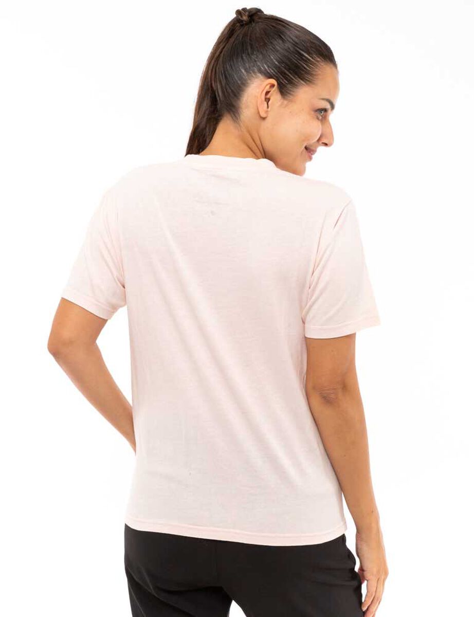Polera Deportiva Algodón Con Estampado Manga Corta Mujer Alpinextrem