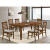 Juego de Comedor Extendible Dreams Nepal 6 Sillas Café