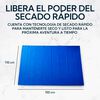 Toalla Extra Grande Microfibra Suede Azul 2 Unidades Pro Outdoor