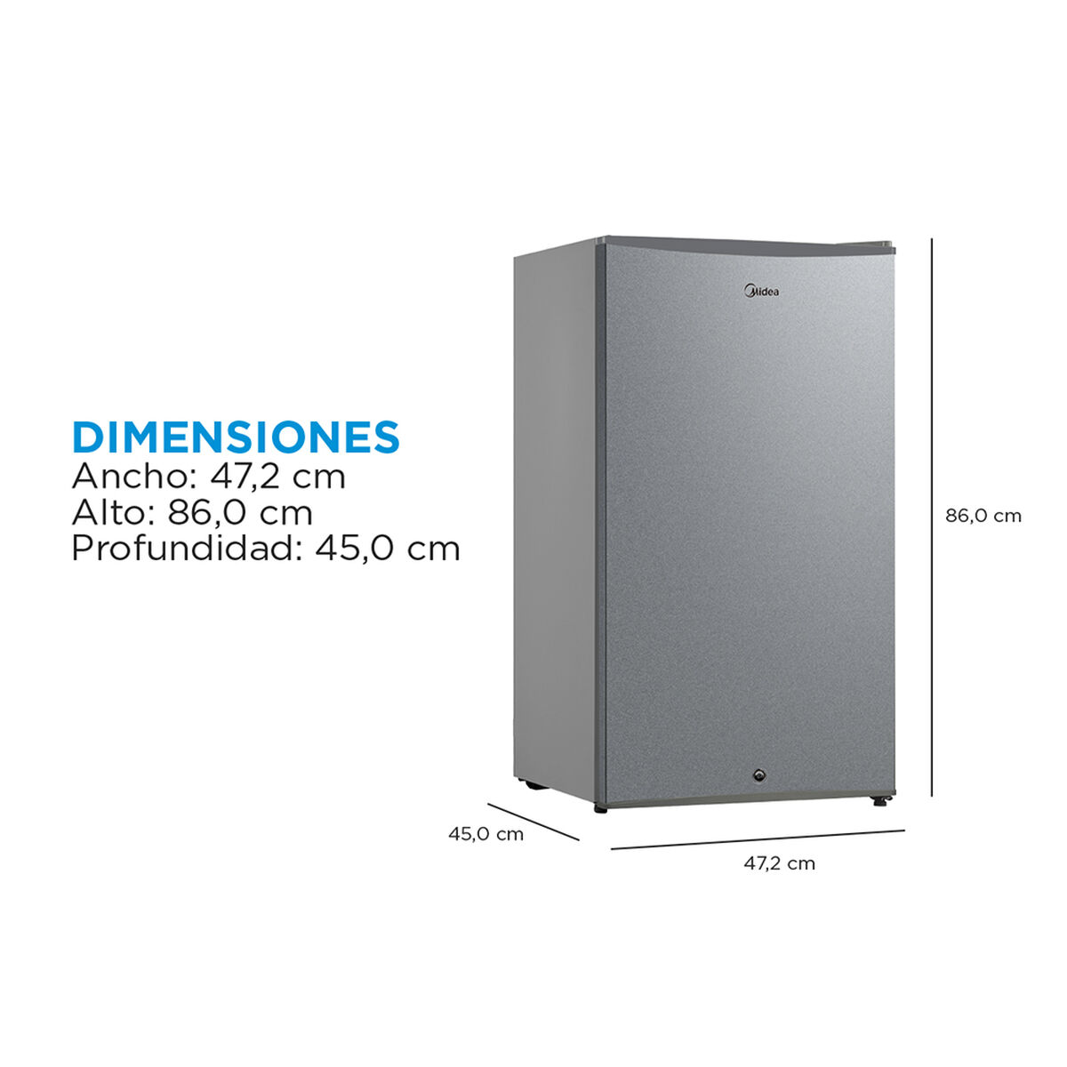Frigobar Midea MDRD142FGE50 93 lts.