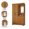 Closet Home Mobili Noa 2 Puertas 3 Cajones Caf&eacute;