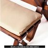 Juego de Comedor Latam Home Sevilla Girona 2 Sillas + 2 Bancas PU Beige