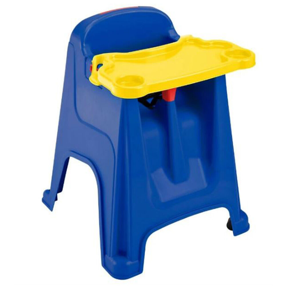 RIMAX Silla de Comer para Bebé Azul