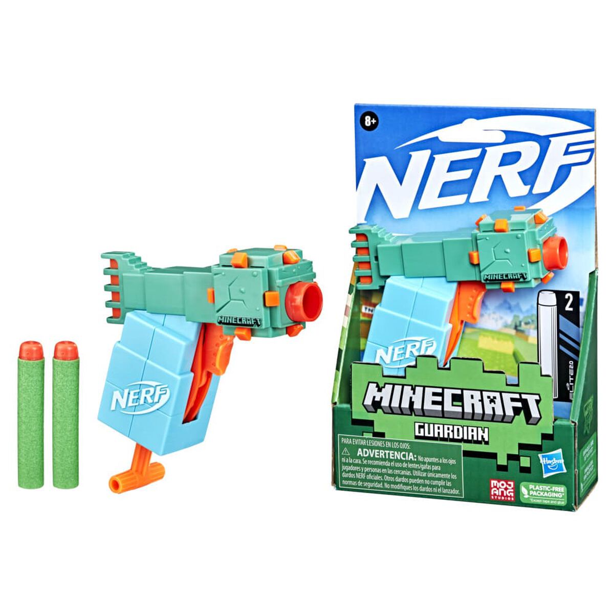 Lanzador Nerf Minecraft Surtido