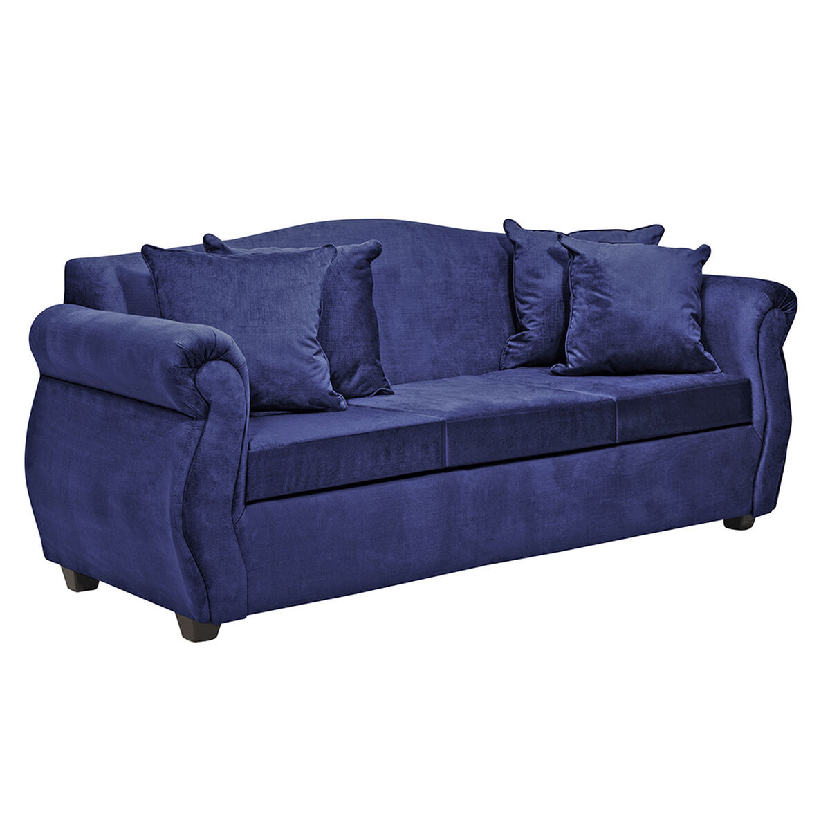 Sofá Innovamuebles Azucena 3 Cuerpos Azul 