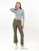 Polera Crop Rayas Manga Larga Cuello Tortuga Mujer Icono