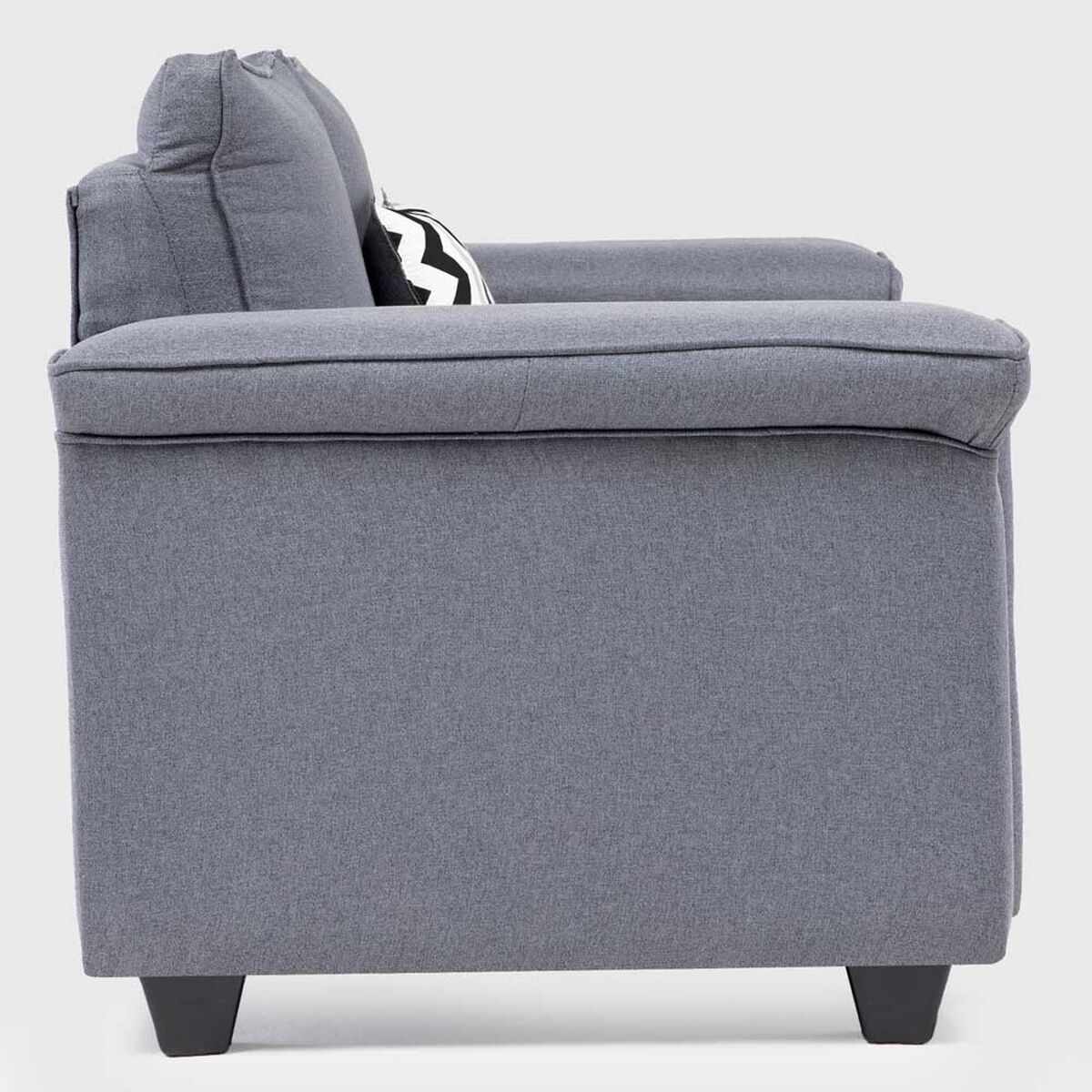 Juegos de Living Mons Sicilia Sof&aacute; 2 Cuerpos + Dos Sillones 1 Cuerpo Gris