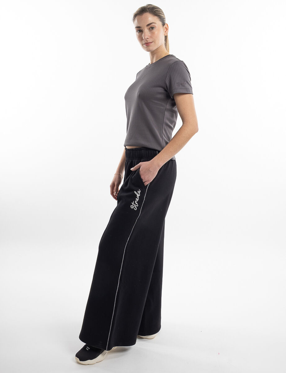 Pantal&oacute;n Buzo Wide Leg Mujer Lotto Strada