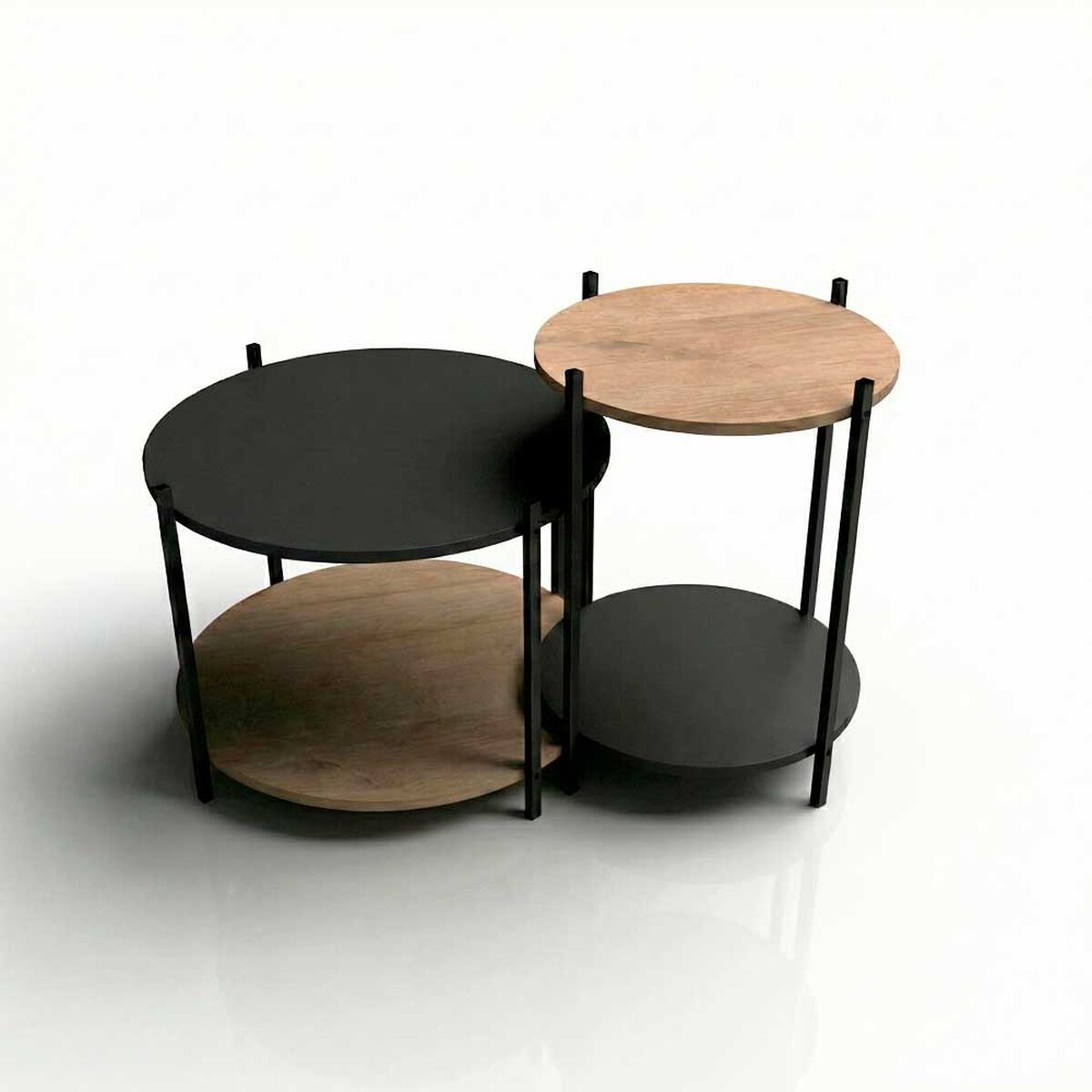 Set 2 Mesas Living Home Mobili Genk