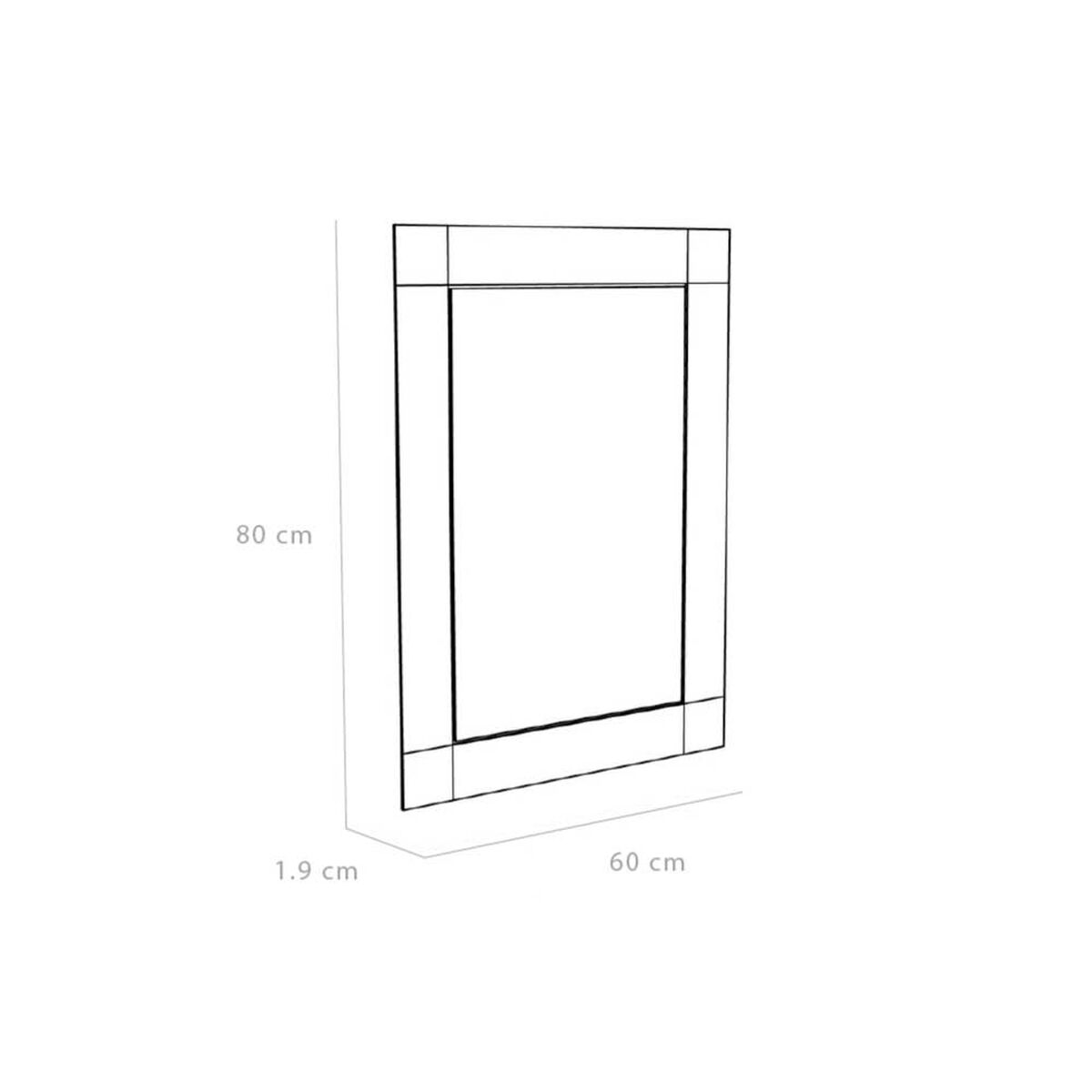 Espejo Tuhome Yorlin Rectangular 80x60cm