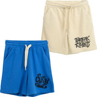 Pack 2 Short Niño Chess Arena, Grafito, Navy