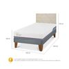 Cama Europea CIC 1,5 Plazas Excellence Plus + Respaldo Villarrica Alpino