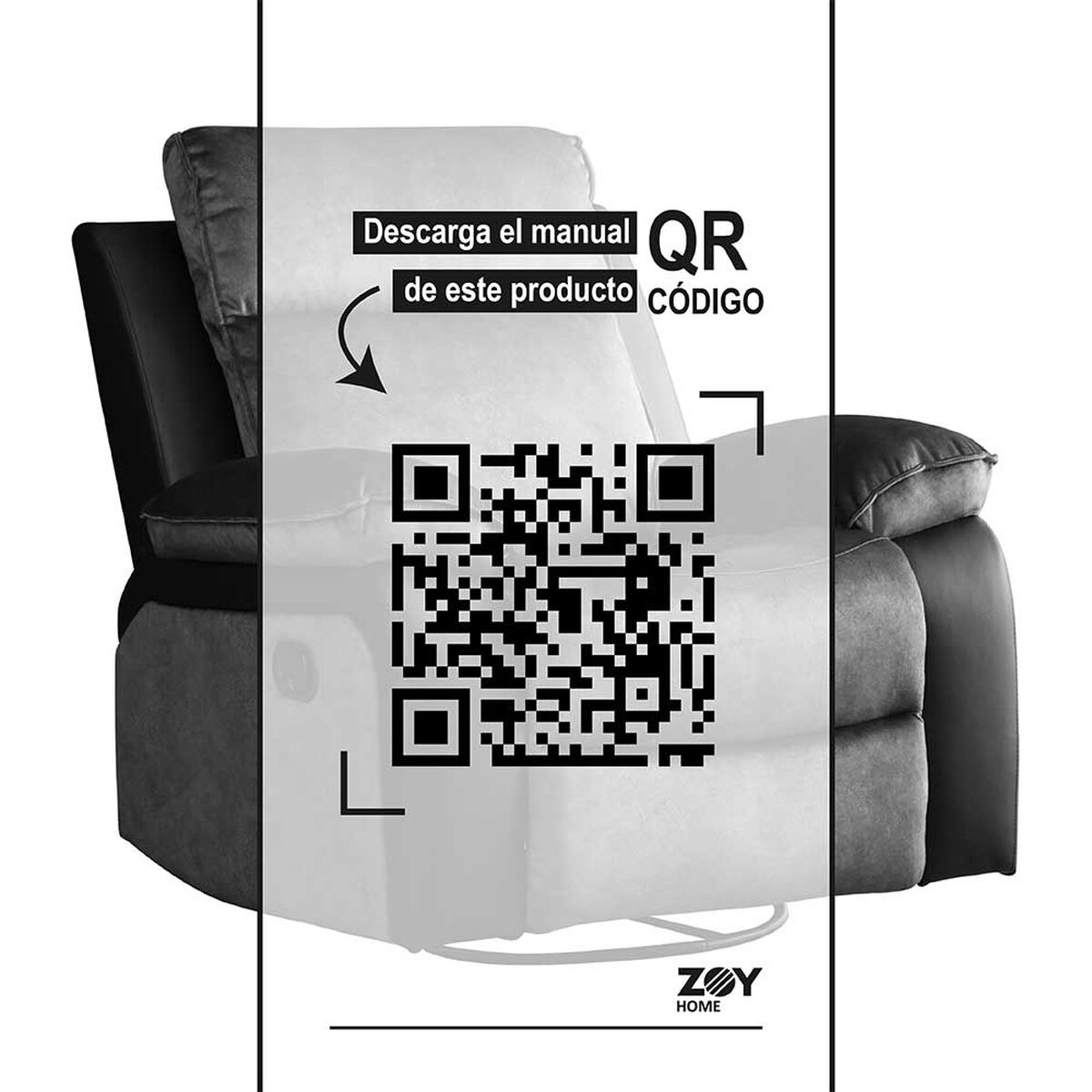 Bergere Zoy Home Brunei Negro