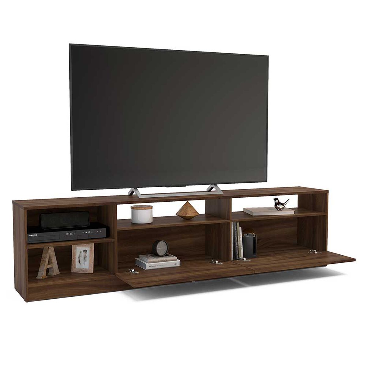 Rack TV Vekkahome Moyan Hasta 75'' Café