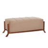Banqueta Latam Home Marsella Tela Velvet Beige