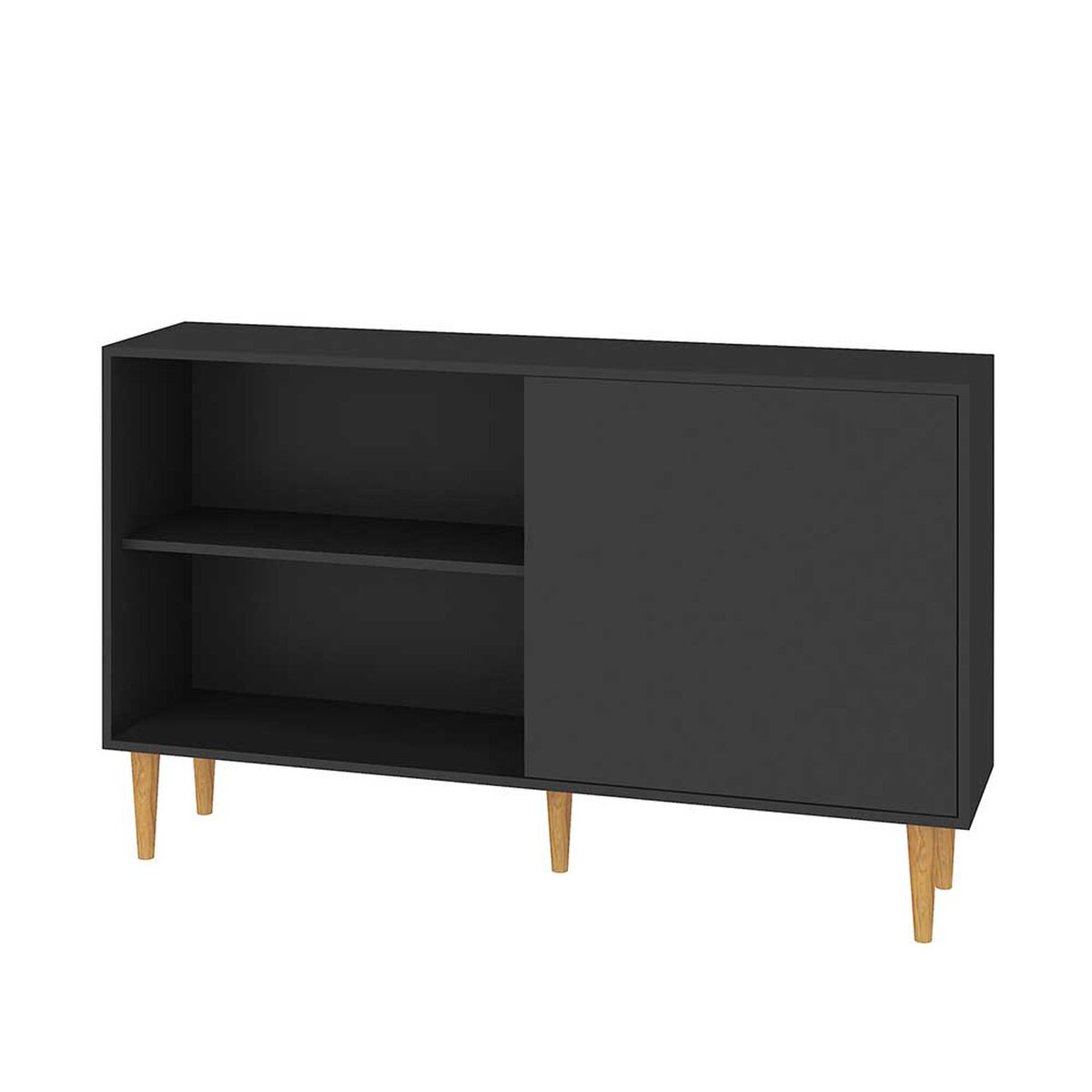 Rack TV Vekkahome Art 1 Poerta 1 Puerta Blanco