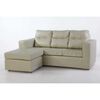 Sofá Modular Kea Rodas 3 Cuerpos Beige