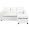Sofá Seccional Bodevir BI-L 3 Cuerpos Blanco