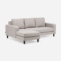 Sofá Seccional Rosen Genova 3 Cuerpos Smoke