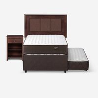 Cama Nido Rosen 1,5 Plazas Ergo T  + Respaldo + Velador