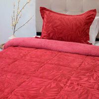 Cubrecama Doral 1,5 Plazas Guinda Outboss Sherpa