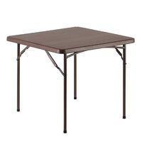 Mesa Plegable Cuadrada Northwest NW-RT86 Café 86 cm