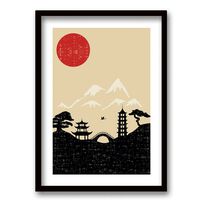 Cuadro Decorativo Retela Japon 70 x 50 cm