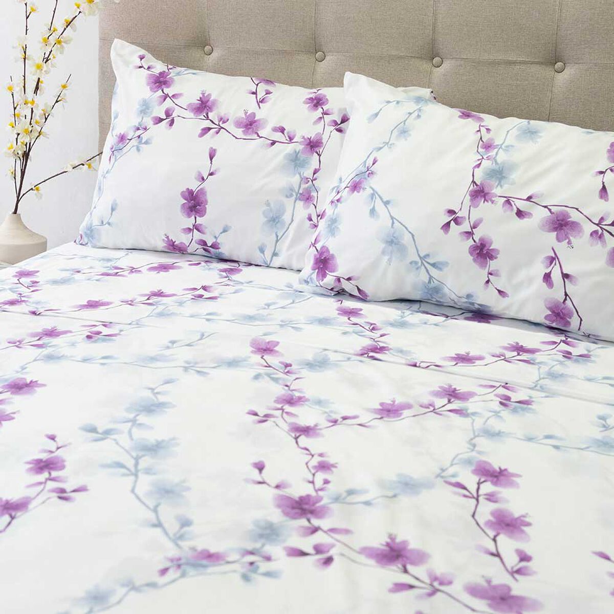 Juego de S&aacute;banas Doral 2 Plazas Piel De Durazno D/4