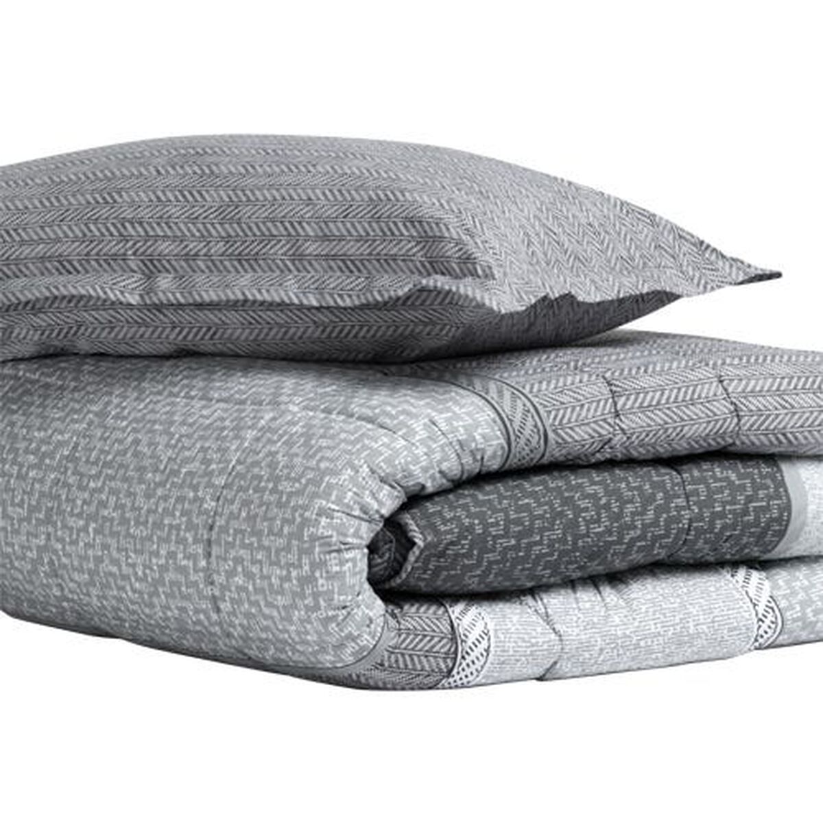 Plumón Liso Rosen 2 Plazas Teko Gris