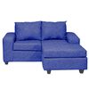 Sofá Seccional Innovamuebles Kahlo 3 Cuerpos Azul