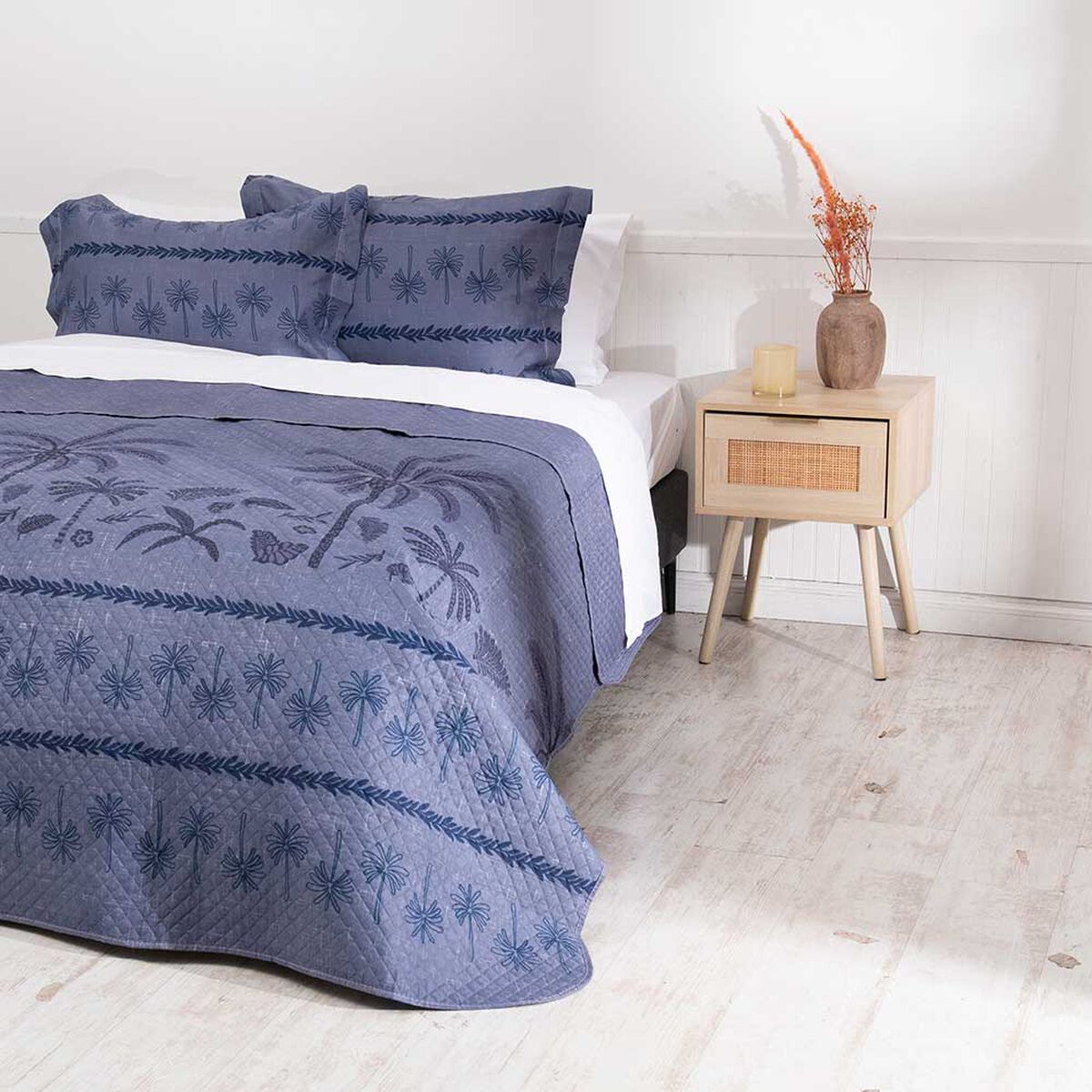 Quilt Mashini 2 Plazas Cordoba Vegetación