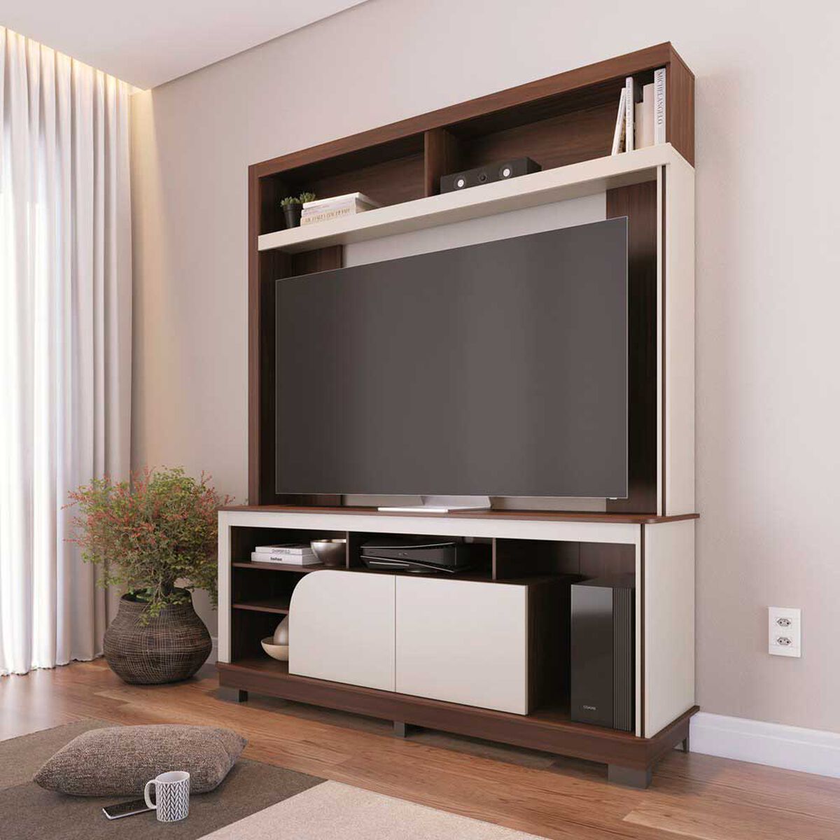 Home TV Altavision Belaya Café Oscuro y Blanco