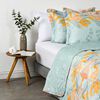 Quilt Estampado American Family 2 Plazas Aquamarine