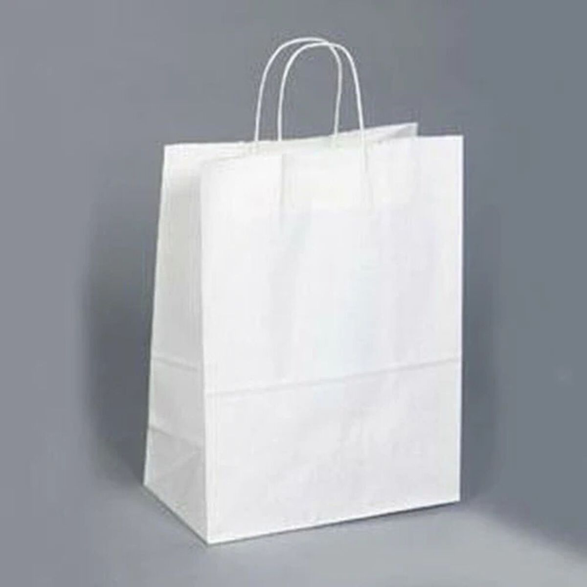 Bolsa Kraft De Gaune Asa Blanco 50 Unidades