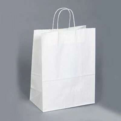 Imagen 2 del producto Bolsa Kraft De Gaune Asa Blanco 50 Unidades