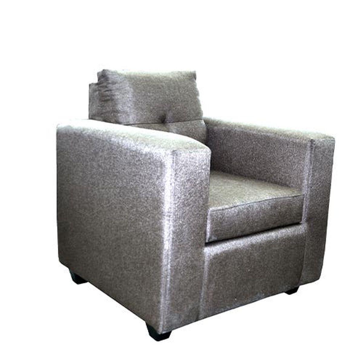 Juego de Living Koliat Toronto Sofá 3 Cuerpos + Dos Sillones 1 Cuerpo Gris
