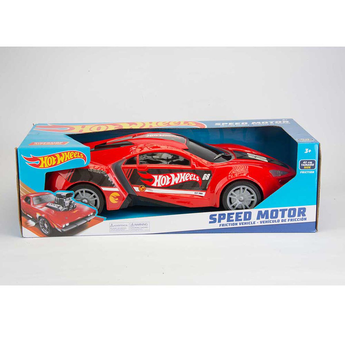 Vehiculo Friccion Speed Motor 42Cm Diseño Surtido Hot Wheels