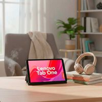 Combo Tablet Lenovo Tab One MTK G85 4GB 128GB 8.7"" + Audífonos Bluetooth Over Ear SONY WH-CH520/CZ Crema