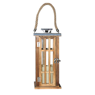 Imagen 2 del producto Fanal Madera Con Vela Led